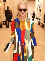 Lucinda Chambers attends the Roland Mouret show as part of the Paris Fashion Week Womenswear Spring/Summer 2017 on October 2, 2016 in Paris, France.