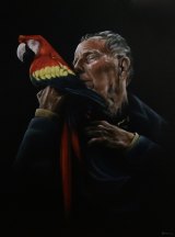 John Singleton is full of praise for artist Irene Vides, but he says of the portrait: "I just thought 'gee I'm older than I thought'. I think the bird could do better." 