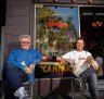 Piccolo Bar's designer Michael Delaney (left) and new owner David Spanton.