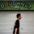 The Doughnut Time store in Albert Street, Brisbane, was closed on Sunday, March 4, 2018.