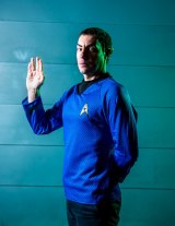 Austrek's David Tonkin as Spock.
