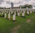 The Kranji War Memorial is dedicated to the men and women from United Kingdom, Australia, Canada, Sri Lanka, India, Malaya, the Netherlands and New Zealand who died defending Singapore and Malaya against the invading Japanese forces during World War II. 
