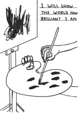 Visual Arts Review David Shrigley Life And Life Drawing Amid Sketch Comedy
