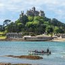 St Michael's Mount, Cornwall:  A medieval abbey-fortress.
