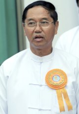 Myint Swe, who led the crackdown on the Saffron Revolution, has been elected vice-president by the powerful Myanmar military.