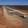 One of the most unusual features of the sealed highway is the fact that part of it further on from Tibooburra now doubles as a rare emergency, all-weather landing strip for aircraft.