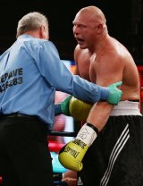 Attempts to put Anthony Watts' shoulder back in after the fight were futile.