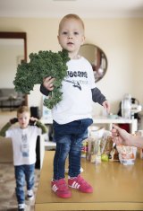 Two-year-old Noah has only ever known a vegan diet.