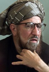 Maulana Sami-ul-Haq, the leader of the Darul Uloom Haqqania seminary, a Pakistani religious leader and politician often described as "the father of the Taliban".