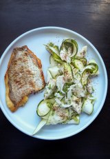 Mon Amour's pan-roasted snapper 