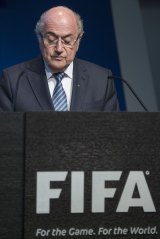Mr Blatter says Friday's election "does not seem to be supported by everybody in the world of football."