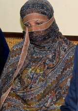 Fate in hand: A decision on Asia Bibi's appeal to the Pakistan Supreme Court is expected to be heard next month.