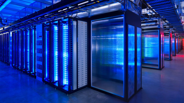 Australian enterprises are often inspired by the data centres of Facebook (pictured) and Google.