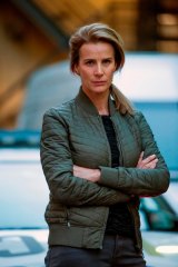Rachel Griffiths' Detective Grace Gibbs is a complex character with a broken marriage and anger management issues.