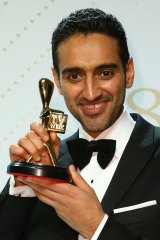 <i>The Project's</i> Waleed Aly with the Gold Logie.