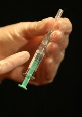 The world's first HPV vaccine, Gardasil.