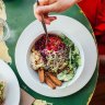 Maranui Cafe's vegan bliss bowl is a tasty and colourful way to start the day.