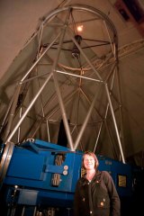 Associate Professor Celine d'Orgeville, from the ANU Advanced Instrumentation and Technology Centre. 