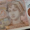 The new £10 note, featuring Jane Austen.