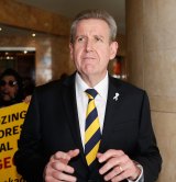 Bottled: Barry O'Farrell's political destruction provoked Liberal Party outrage towards the ICAC.