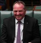 Agriculture Minister Barnaby Joyce has asked Canberra public servants about a possible move out of the city.