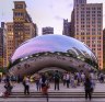 Chicago's Cloud Gate, also known as 'The Bean'.
