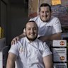 Sam (right) and Luke Bourke enrolled in the National Indigenous Culinary Institute (NICI), a training and employment program which linked them to apprenticeships at Rockpool.