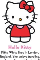 Hello Kitty is in fact not a kitten, but a young London girl.