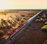 A 2979 kilometre trans-continental journey,  north to south: The Ghan.