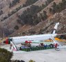 A Boeing 707 aircraft has been converted to a cafe, in Wadi Al-Badhan, just outside the West Bank city of Nablus.