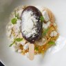 A 'magnum' with meringue, lemon curd and shortbread.
