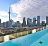 The rooftop pool at The Thompson, Toronto. 