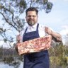 Paddock to plate: Chef Alejandro Saravia outside his new restaurant Victoria by Farmer's Daughters.