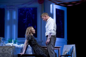 Cate Blanchett and Richard Roxburgh in Sydney Theatre Company's production of <i>The Present.</i>