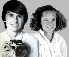 Herald photograpaher David Porter and journalist Helen Pitt, September 8, 1986.