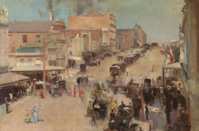 'Allegro Con Brio, Bourke Street West' was criticised for being a painting of just a dusty street.
