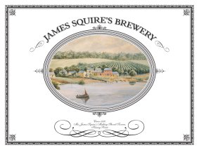Painting of James Squire's estate, who was transported for stealing chickens and became a master brewer. 