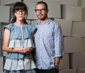 Georgie Cleary (left) and Alex Cleary are the founders of fashion label Alpha60 which is celebrating its 10th anniversary this month.