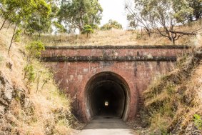 A tunnel on the Great Victorian Rail Trail.