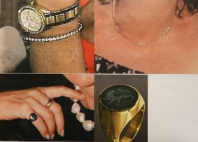 The jewellery stolen from Jeanette Moss.