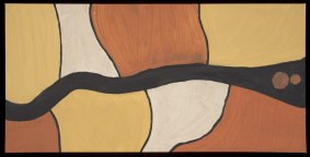 "My Country, Ngunnawal Country" (2015), painting by Ngunnawal man Adrian Brown.