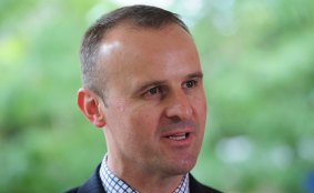 ACT Chief Minister Andrew Barr is wooing carriers through a $1.1 million fund for co-operation between airlines and tourism agencies promoting Canberra.