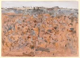 Fred Williams' You Yangs Landscape 1 (1963), The Westfarmers Collection, Perth. 
