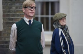 Alex Jennings and Maggie Smith in <i>The Lady in the Van</i>.