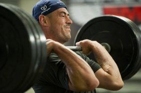 Terry Campese, training with Queanbeyan CrossFit.