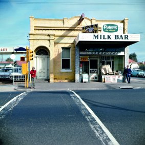 Milk Bar, corner of Roseberry Street and Nepean Highway, 1969.
