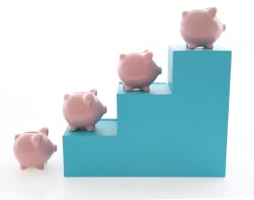 There may be different income levels, but the piggy banks are often equally empty.