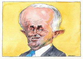 Malcolm Turnbull, by John Spooner