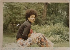 Kathleen Collins, the filmmaker and author, in 1970 in Illinois. 