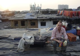 Grand plans: Kevin McCloud on location in Dharavi, Mumbai, for <i>Slumming It</i>. 